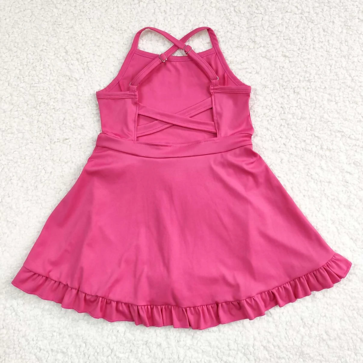 hot pink athletic dress back new