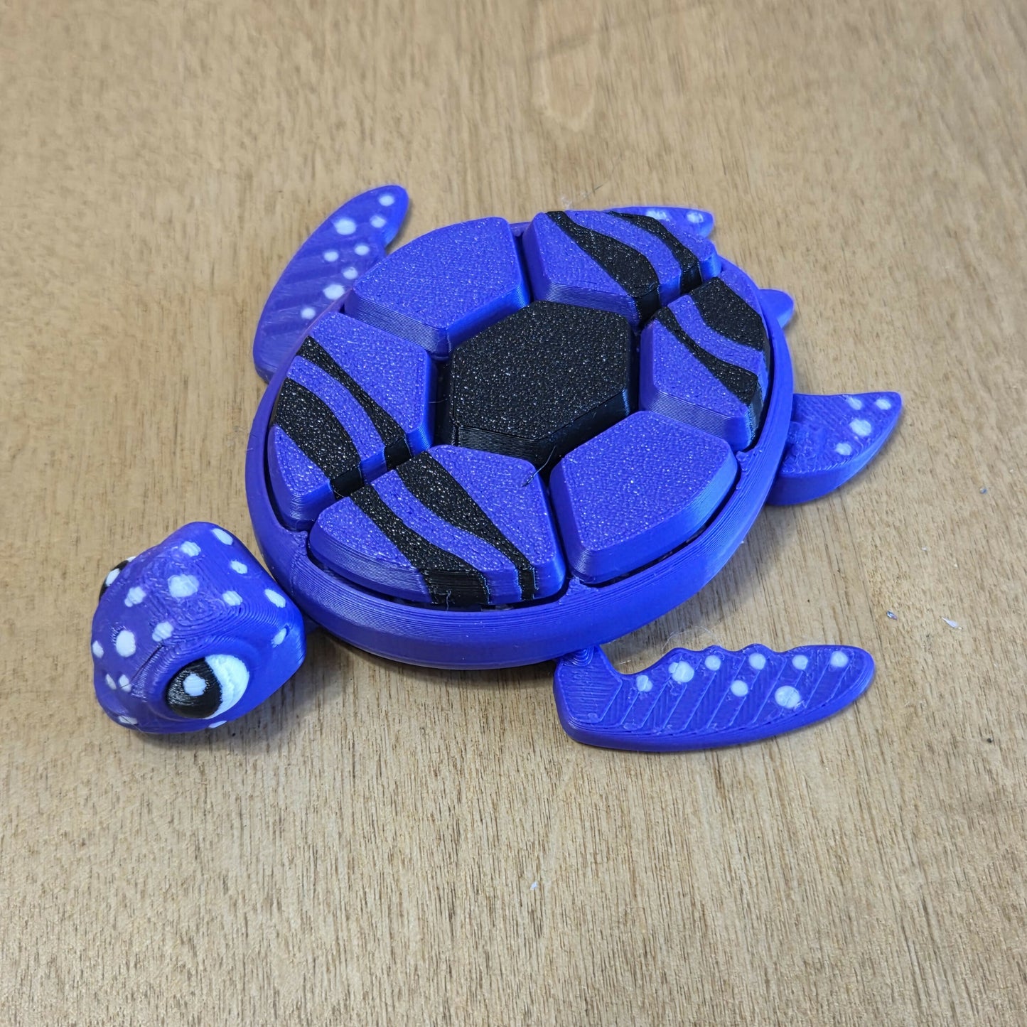 Turtle Clicker β 3D Printed Turtle with Crayon Shell (7 Clickers)