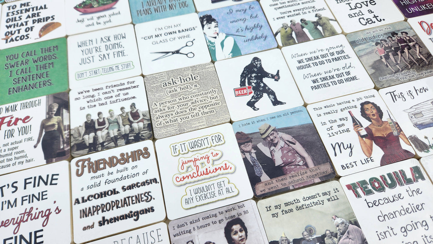 No one wants to hear about your diet Coasters