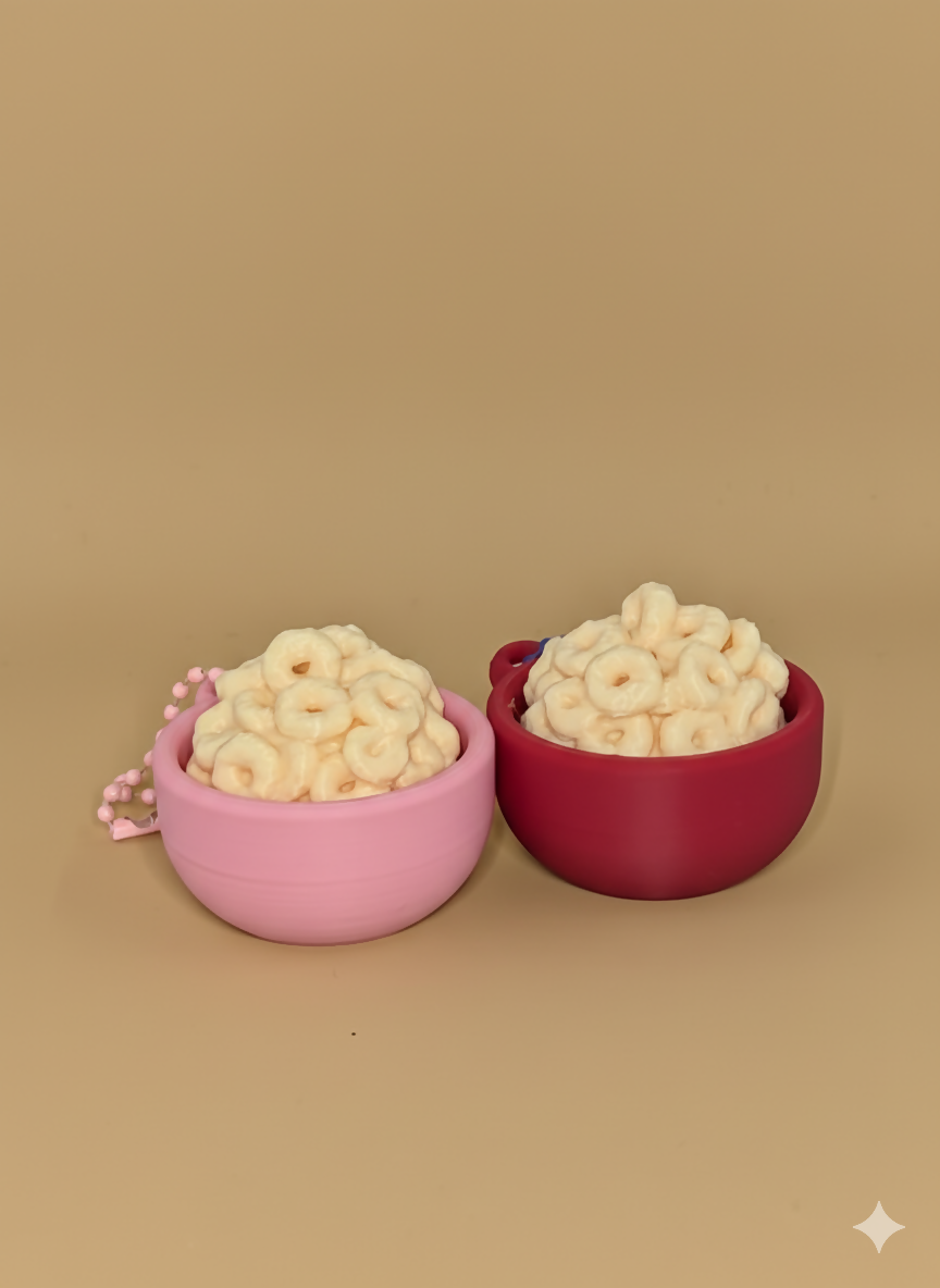 Loops Cereal Bowl Clicker – Fun 3D Printed Fidget Toy