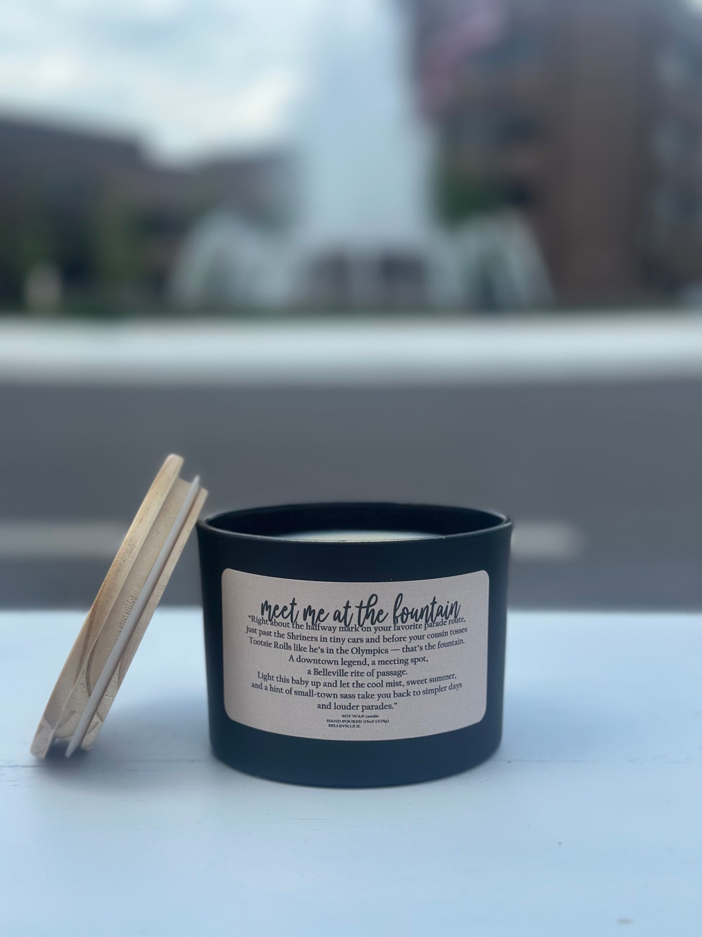 Meet Me at the Fountain soy candle