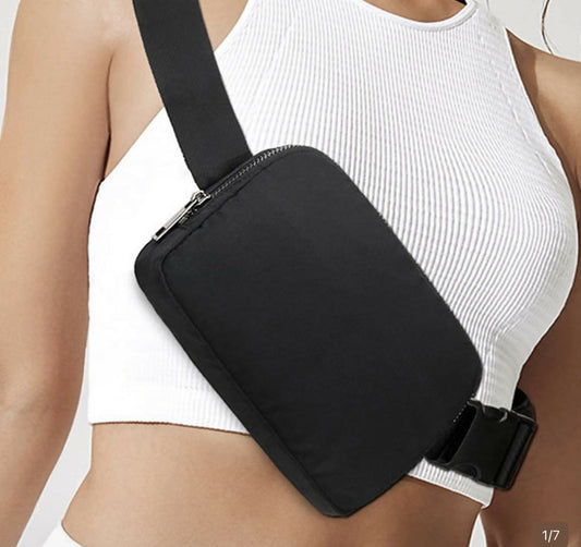 Nylon bag with 5 patches