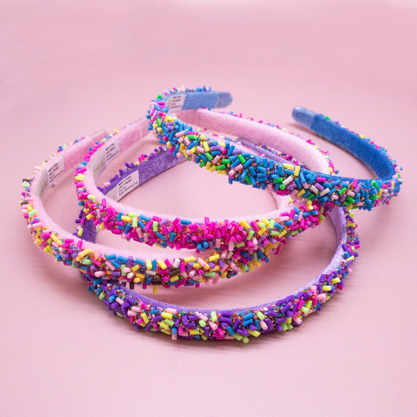 Blue Thin Sprinkle Headband