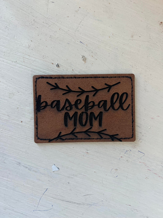 Sports Mom Hat Patches