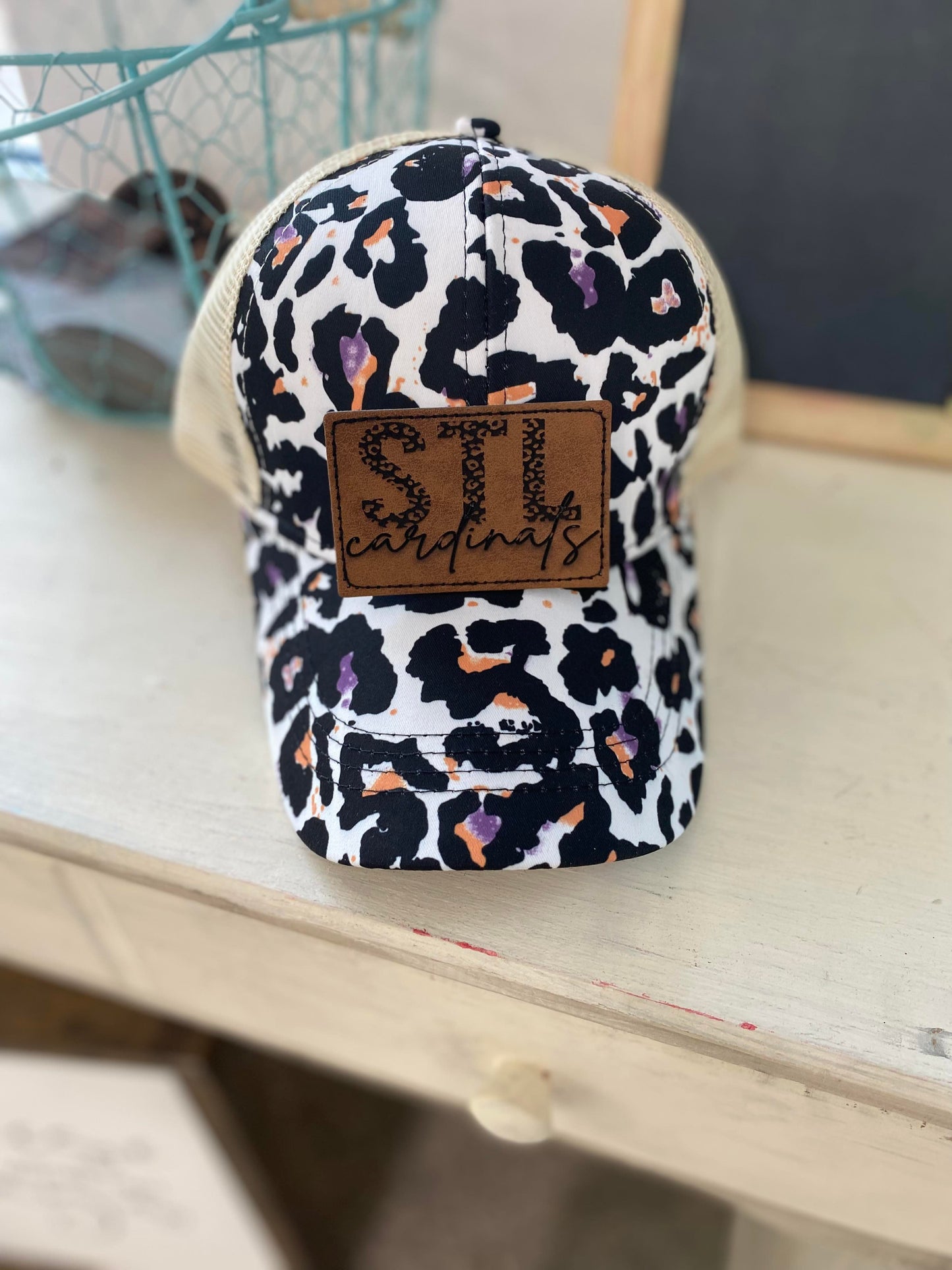 Ponytail Criss Cross Back Baseball Trucker Hat Cap