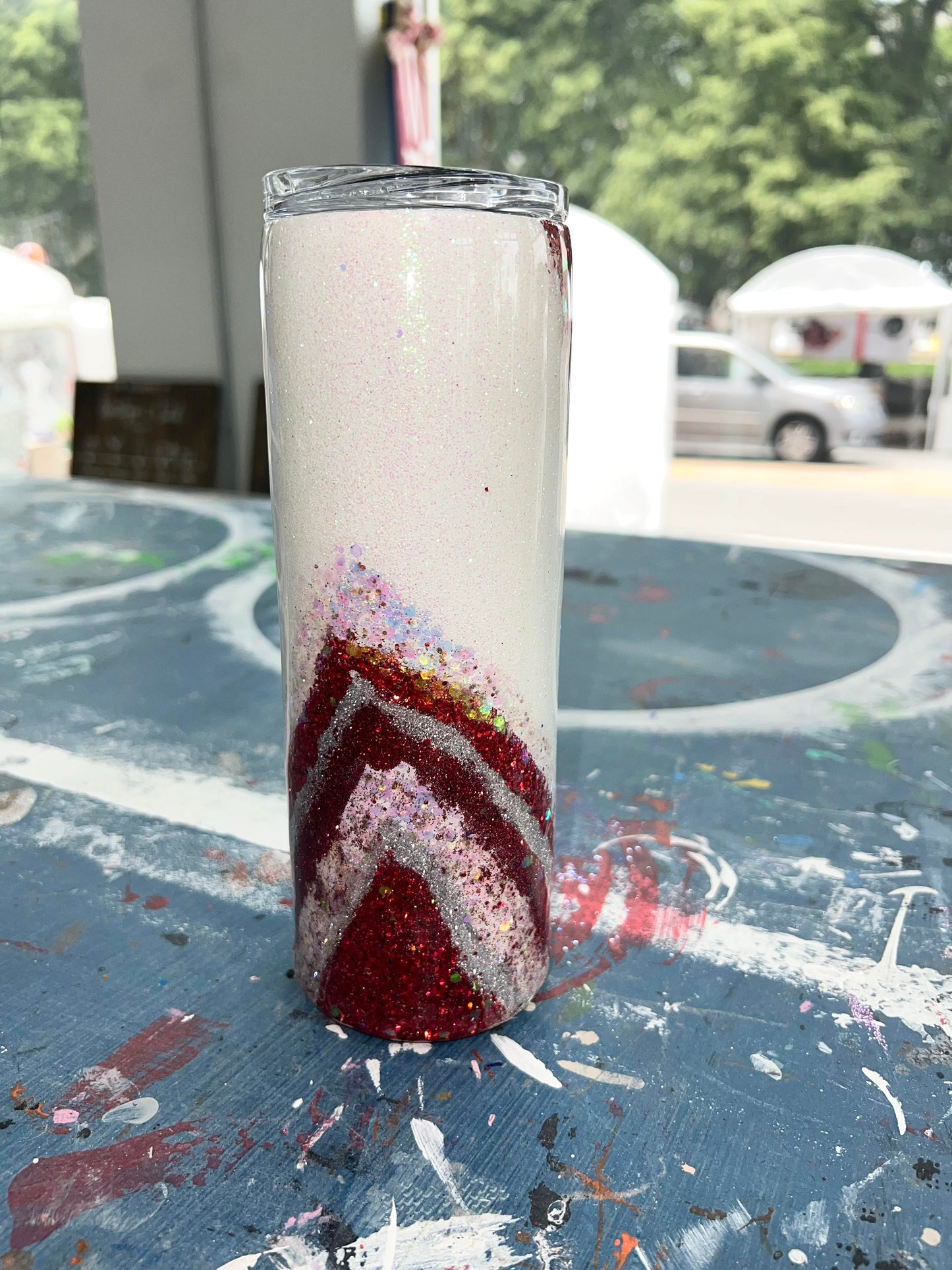 Red Geode Tumbler
