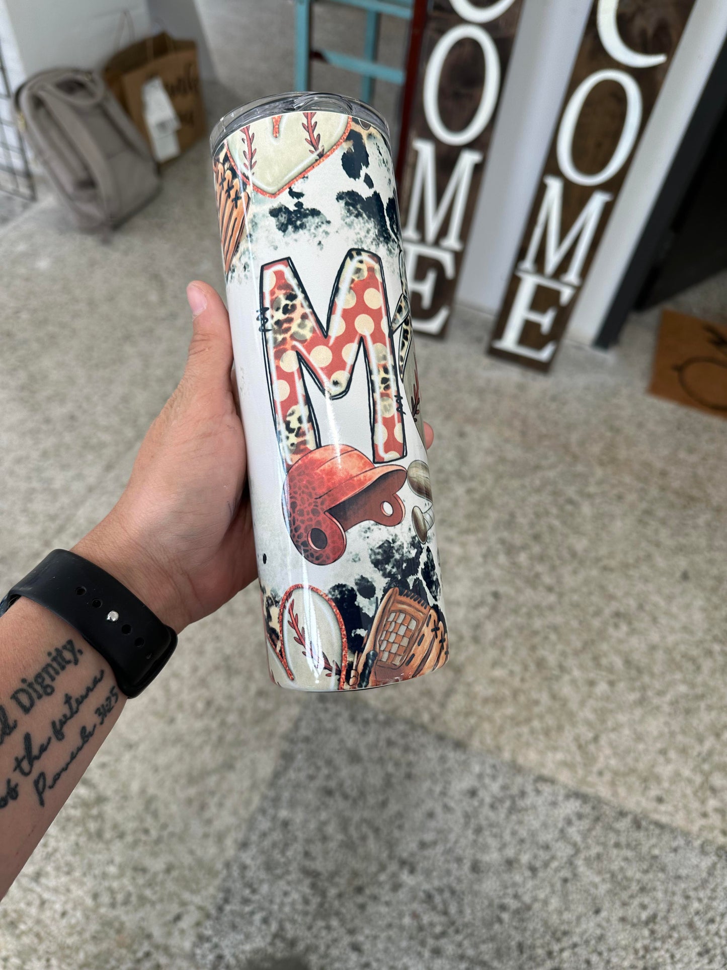 Baseball Mom Tumbler