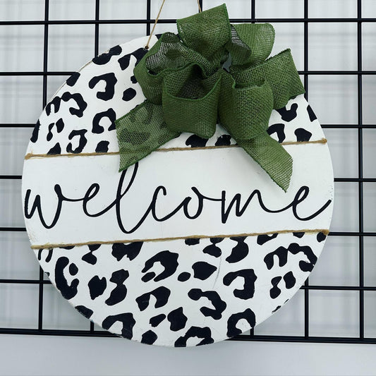 Cheetah Round Door hanger