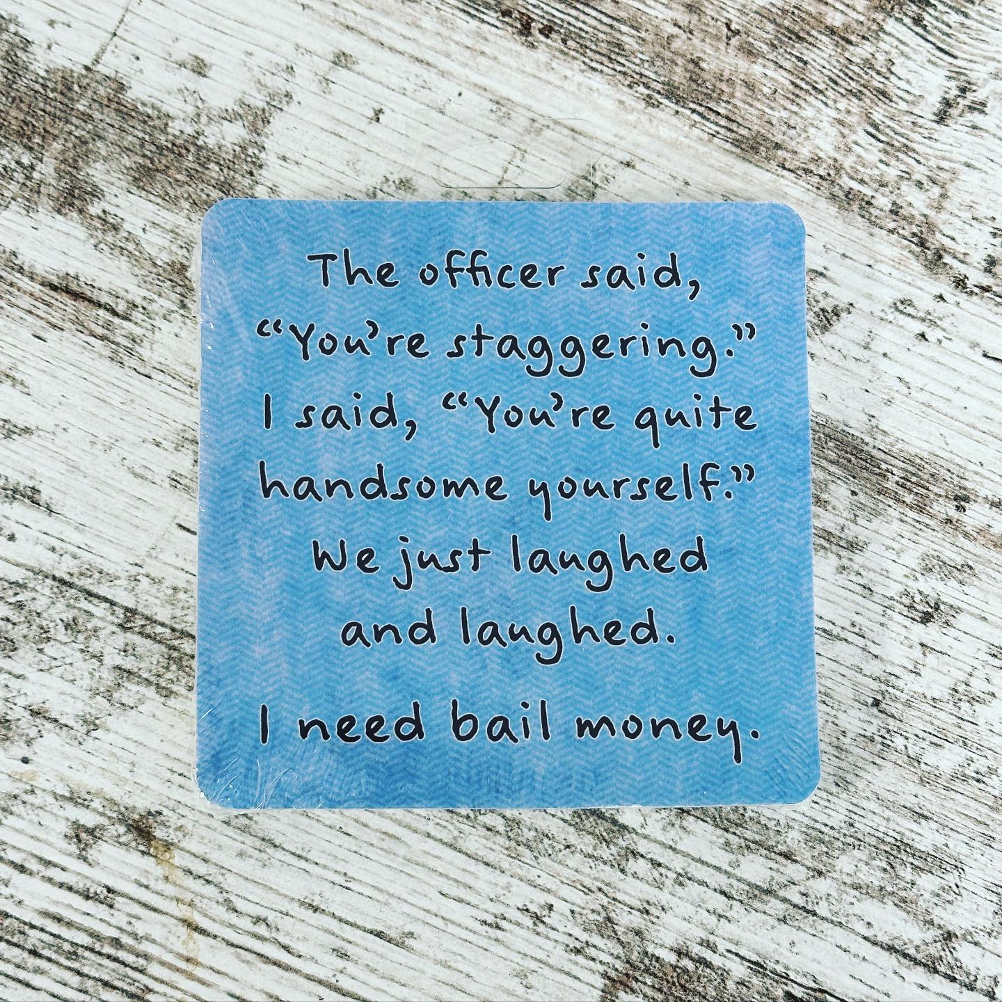 Bail Money Paper Coasters