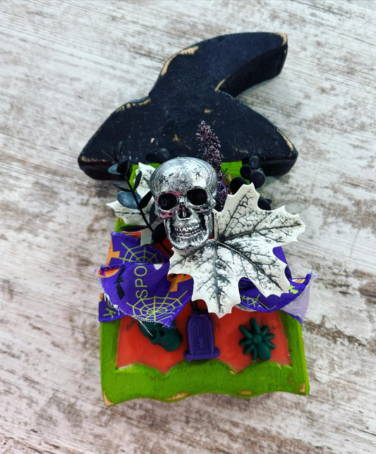 Witch Dough Bowl Candle Pumpkin Chai