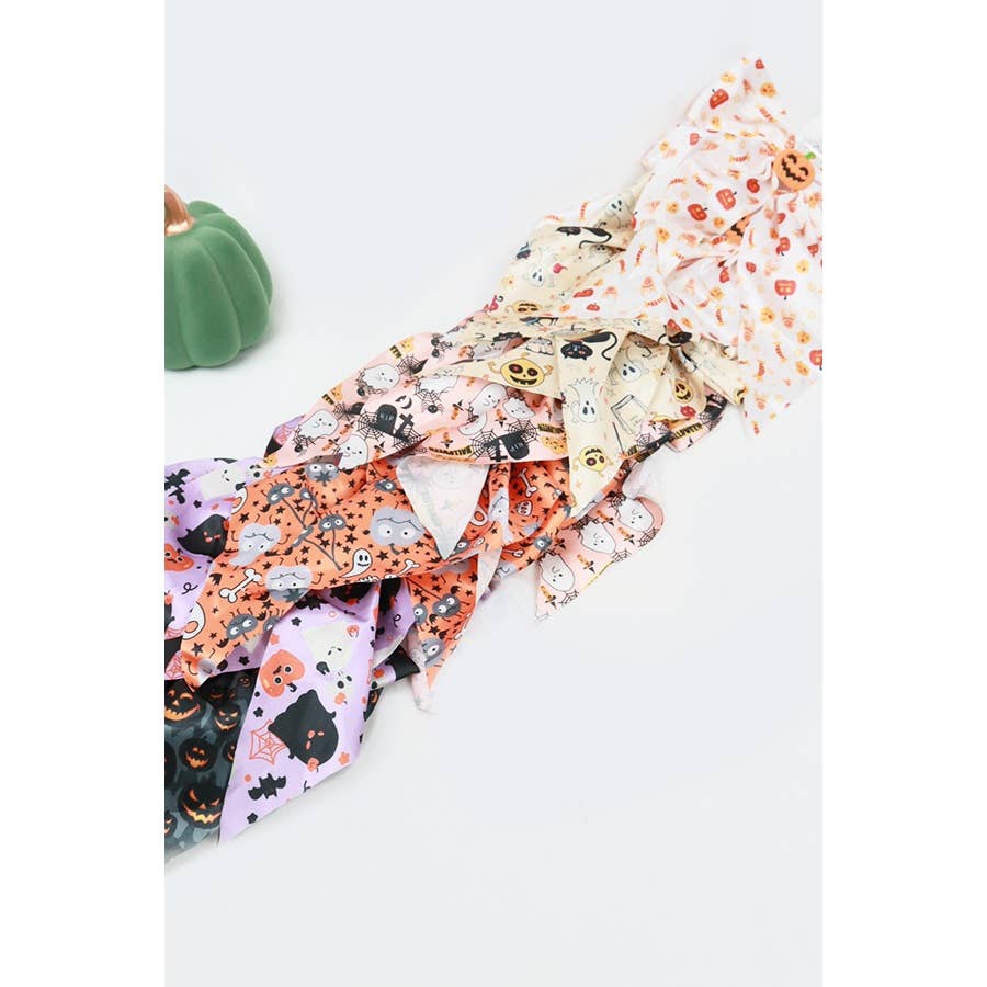 Halloween Satin Hair Bow