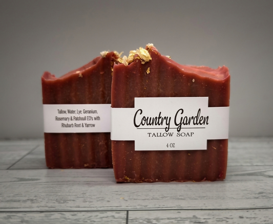 Tallow Soap- Country Garden