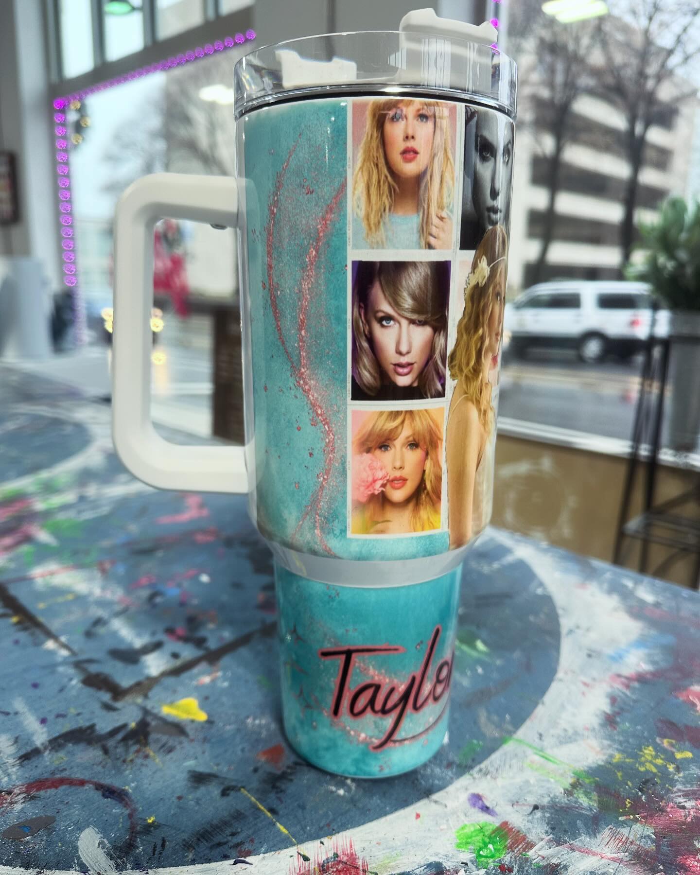 40oz pop star tumbler