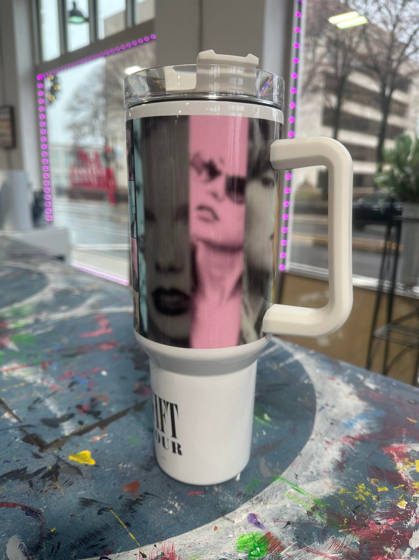 40oz pop star tumbler