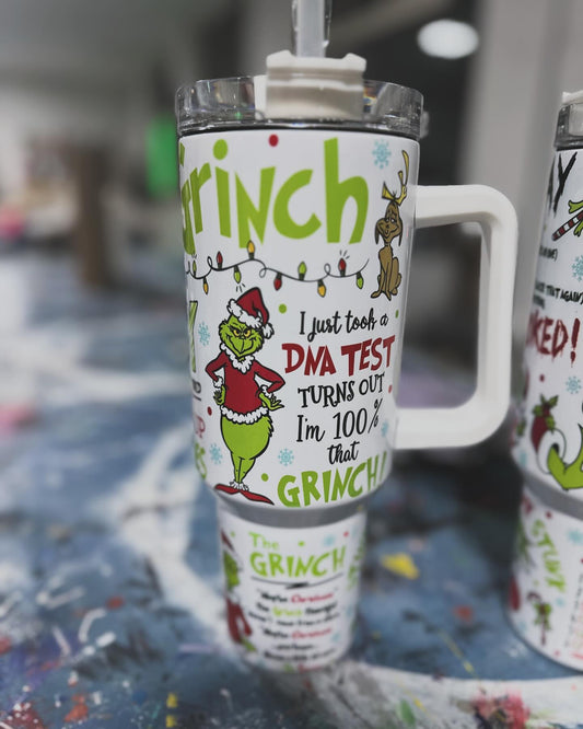 40oz Green Man Tumbler With Handle