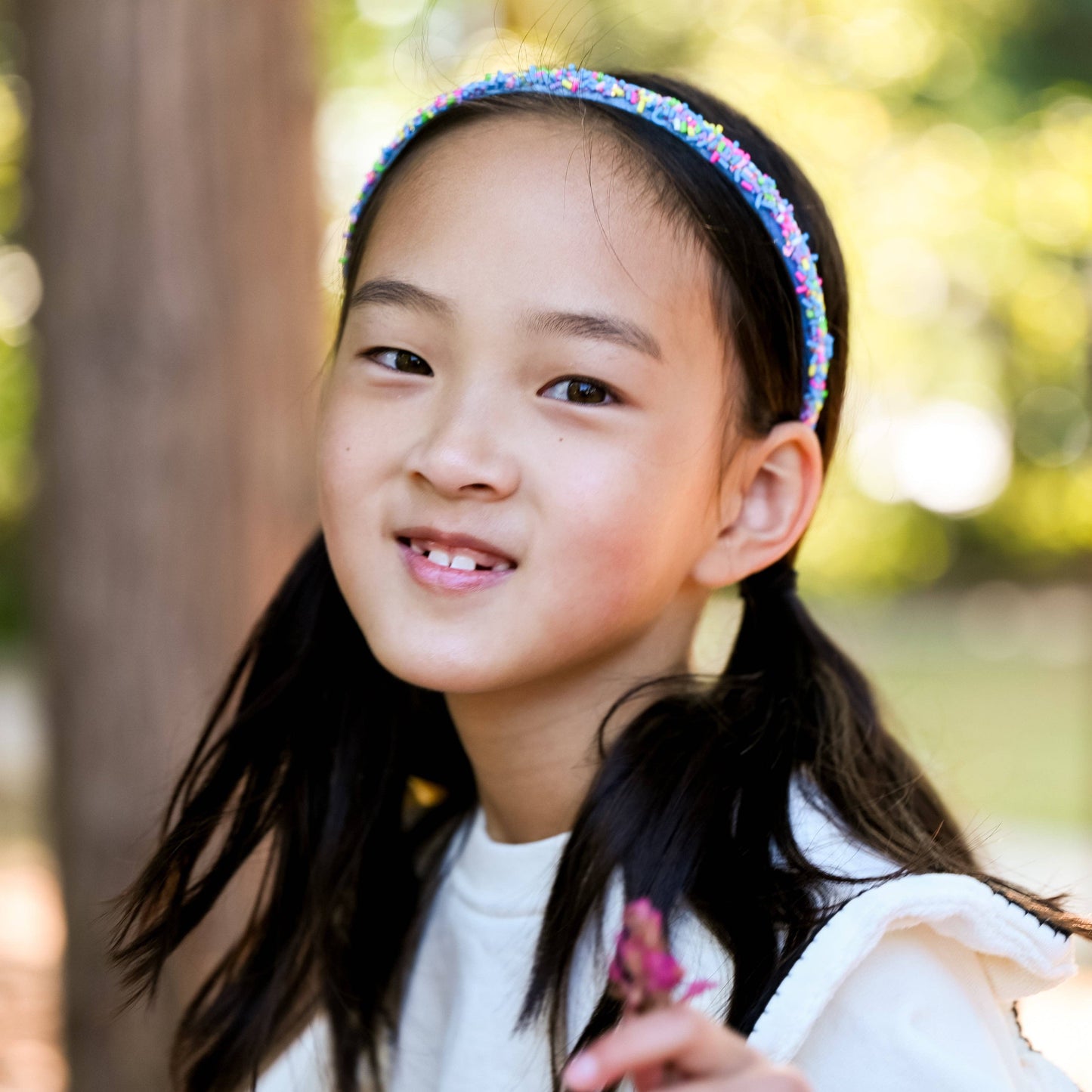 Blue Thin Sprinkle Headband