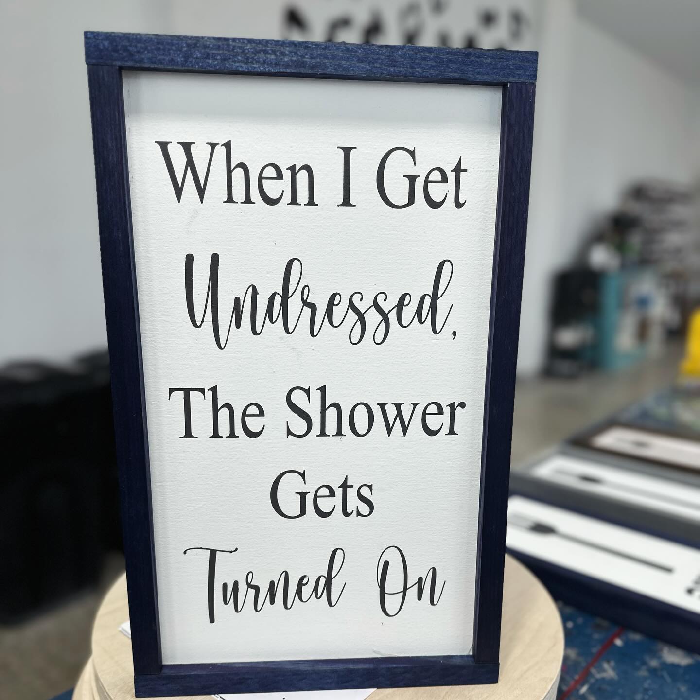 Shower Sign