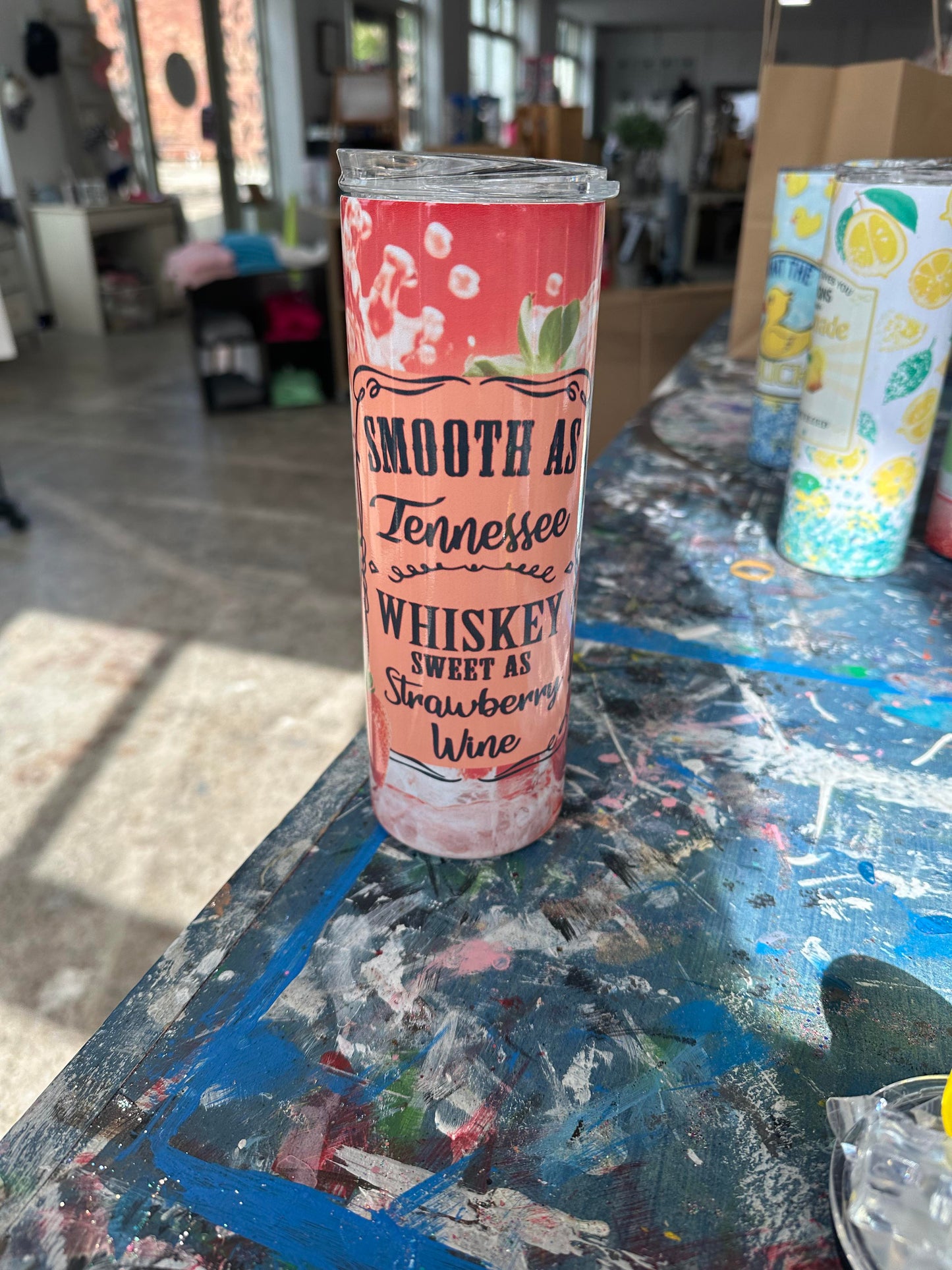 Strawberry Wine Tumbler