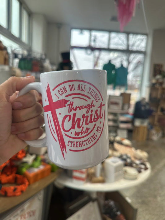 I can do all things coffee mug