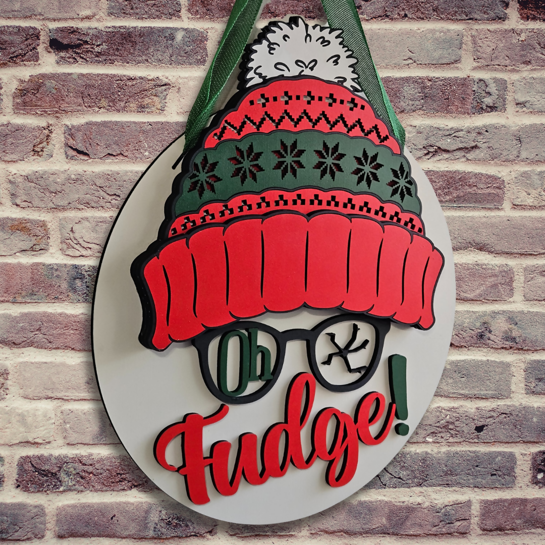 Oh Fudge Door Hanger