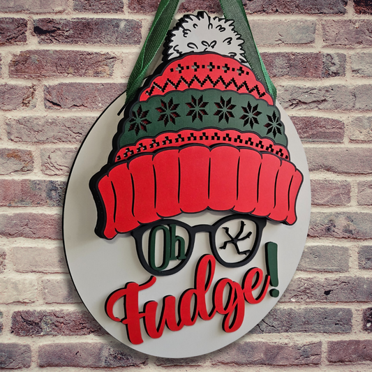 Oh Fudge Door Hanger