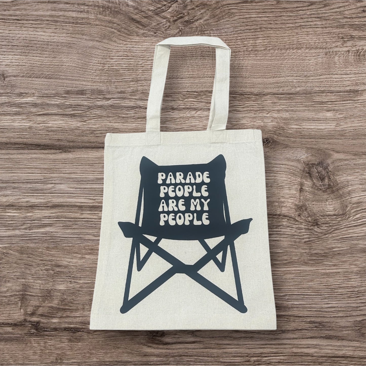 Parade people tote