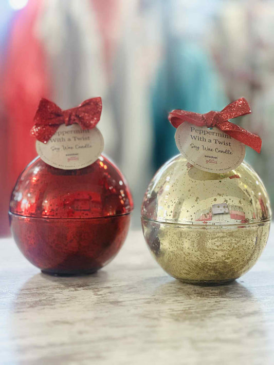 Peppermint with a Twist Candle