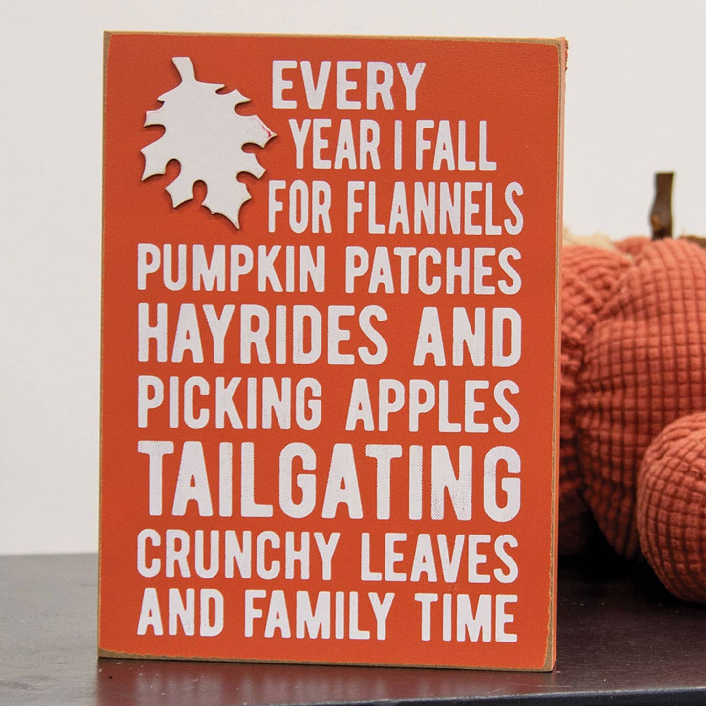 Tailgating Fall Box Sign