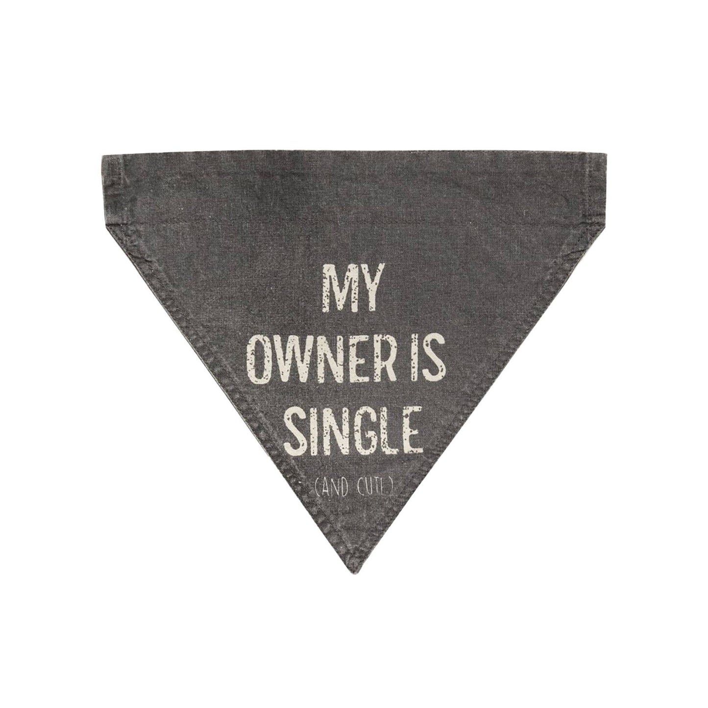 My Owner Is Single Dog Bandana