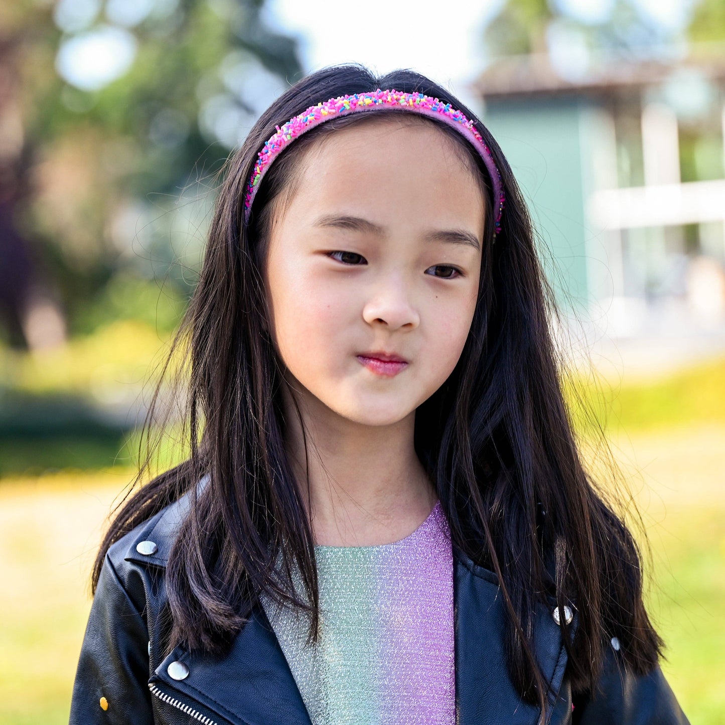 Pink Thin Sprinkle Headband