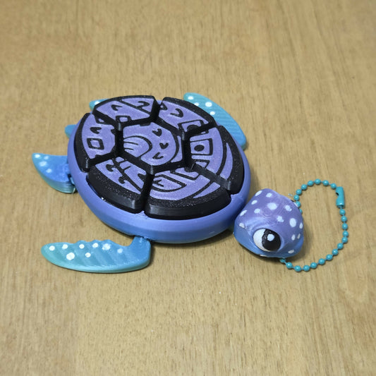 Copy of Turtle Clicker – 3D Printed Turtle with Islander (Rainbow, 7 Clickers)