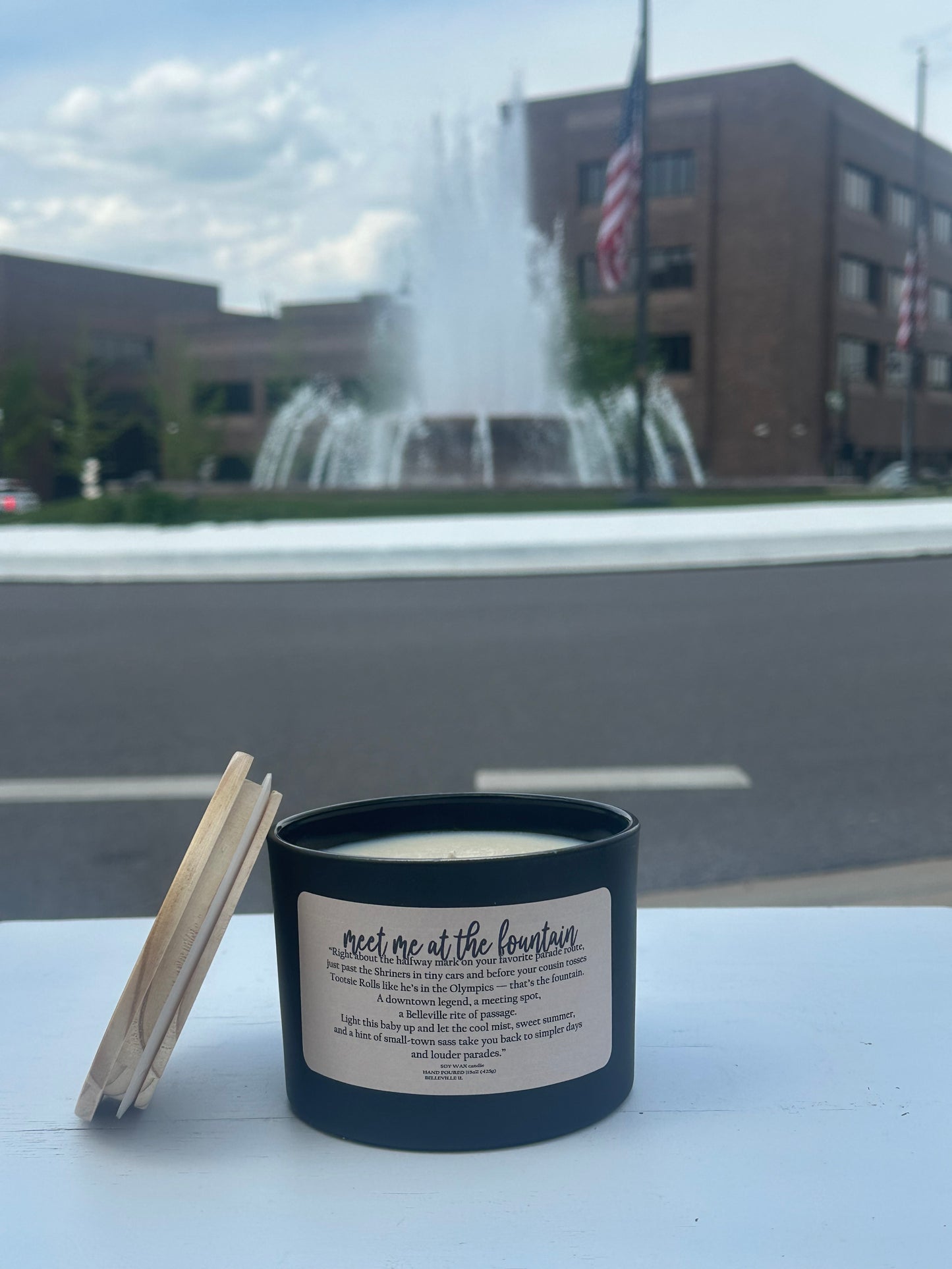 Meet Me at the Fountain soy candle
