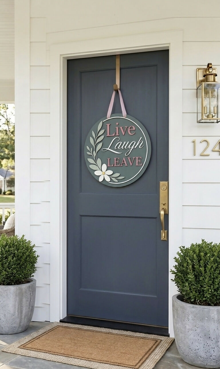 Live Laugh Leave – 3D Layered Door Hanger