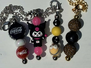Beaded Tumbler/Bag Charm
