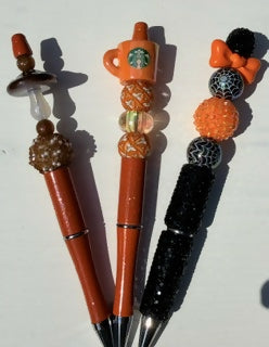 Fall Themed Beaded Pen