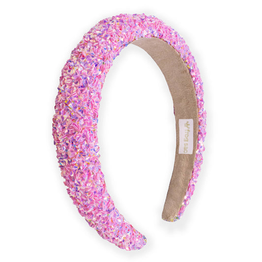 Pink Chunky Sequin Headband
