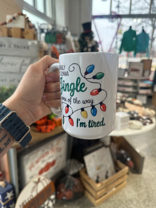 Jingle some of the way coffee mug