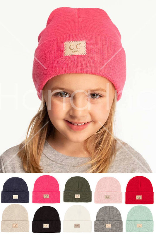 C.C Kids Classic Rib Beanie: