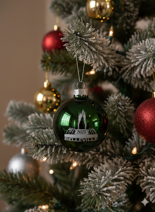 Belleville Fountain Christmas Ornament – 2025 Collector’s Edition