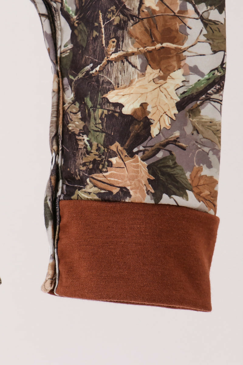 Camouflage Tree Pocket Romper