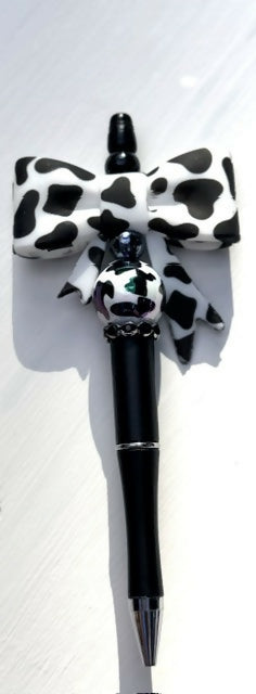 Beaded Pen - Cow