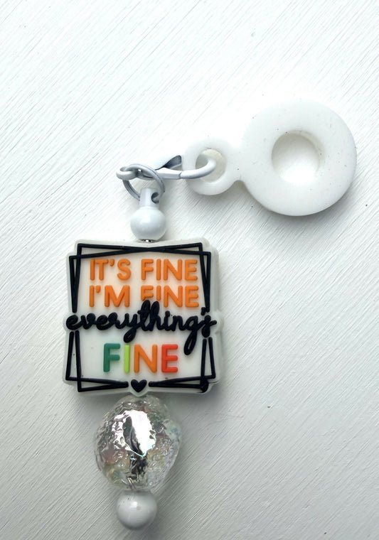 It's Fine Straw Charm