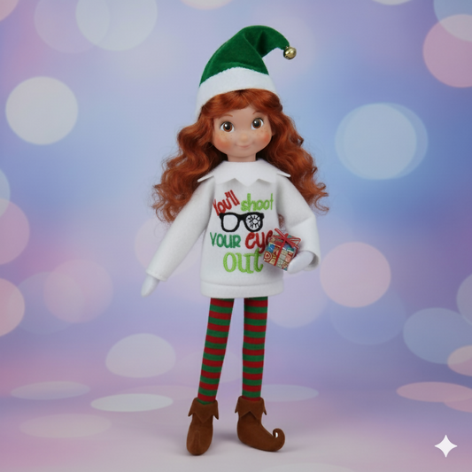 You'll Shoot Your Eye Out Christmas Story Elf Sweater