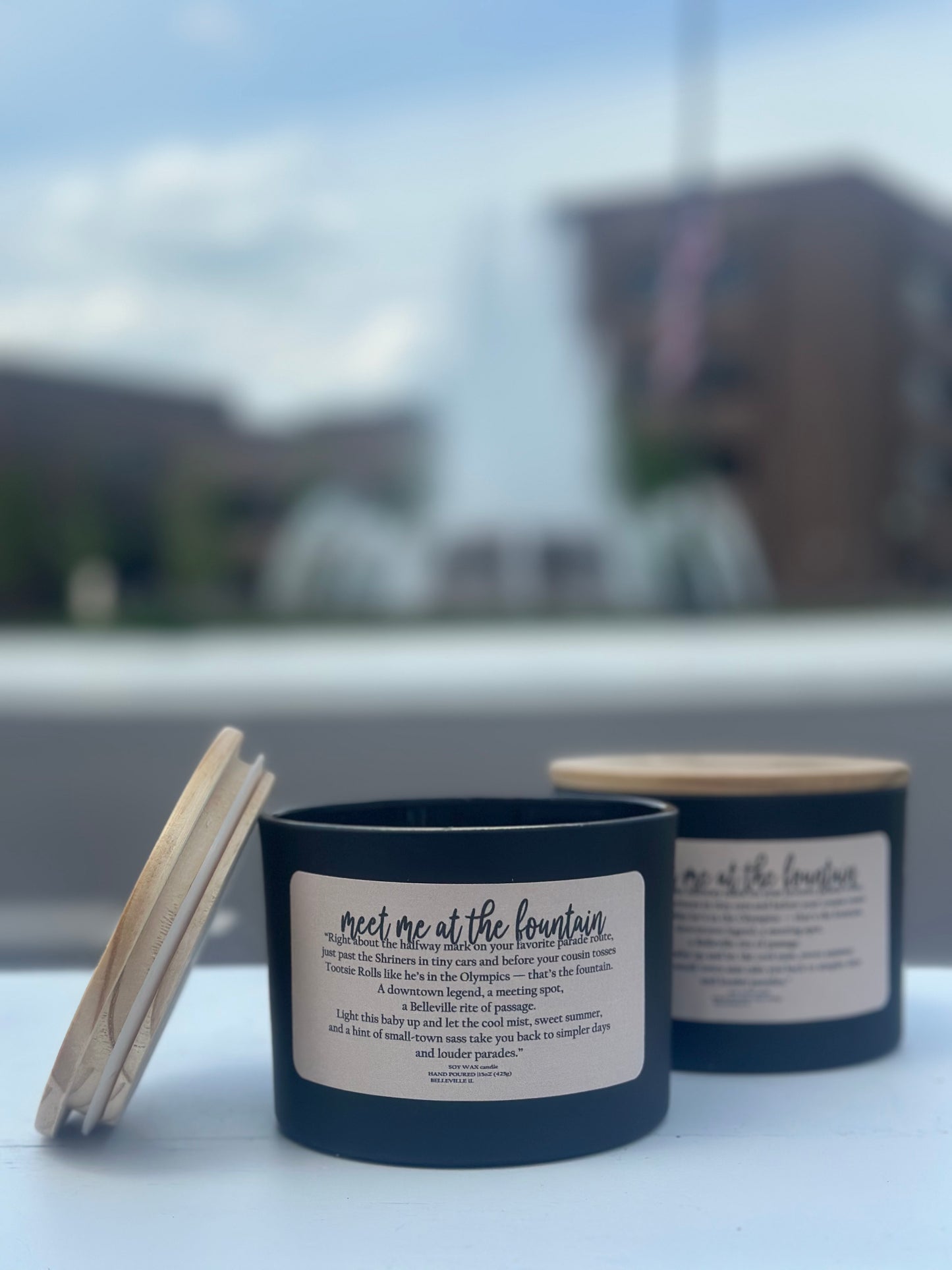 Meet Me at the Fountain soy candle