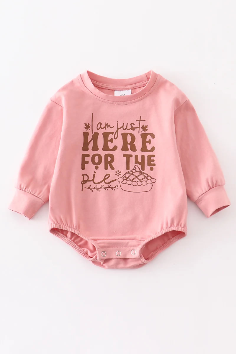 Here for the Pie Bubble Romper