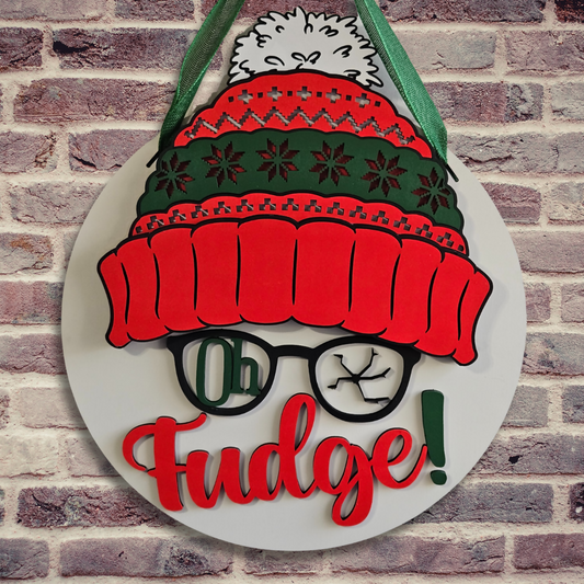 Oh Fudge Door Hanger