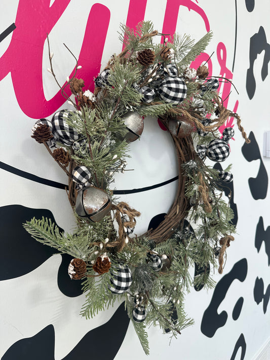 Farmhouse Christmas Wreath