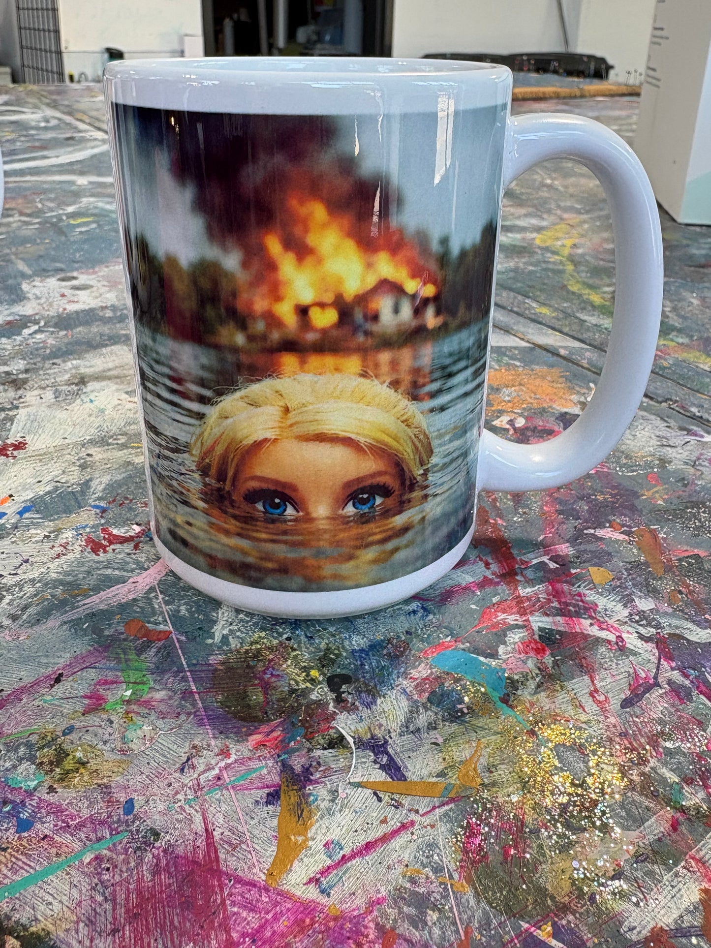 Everything is fine mug