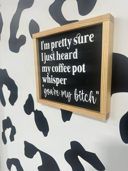 Coffee Pot talking