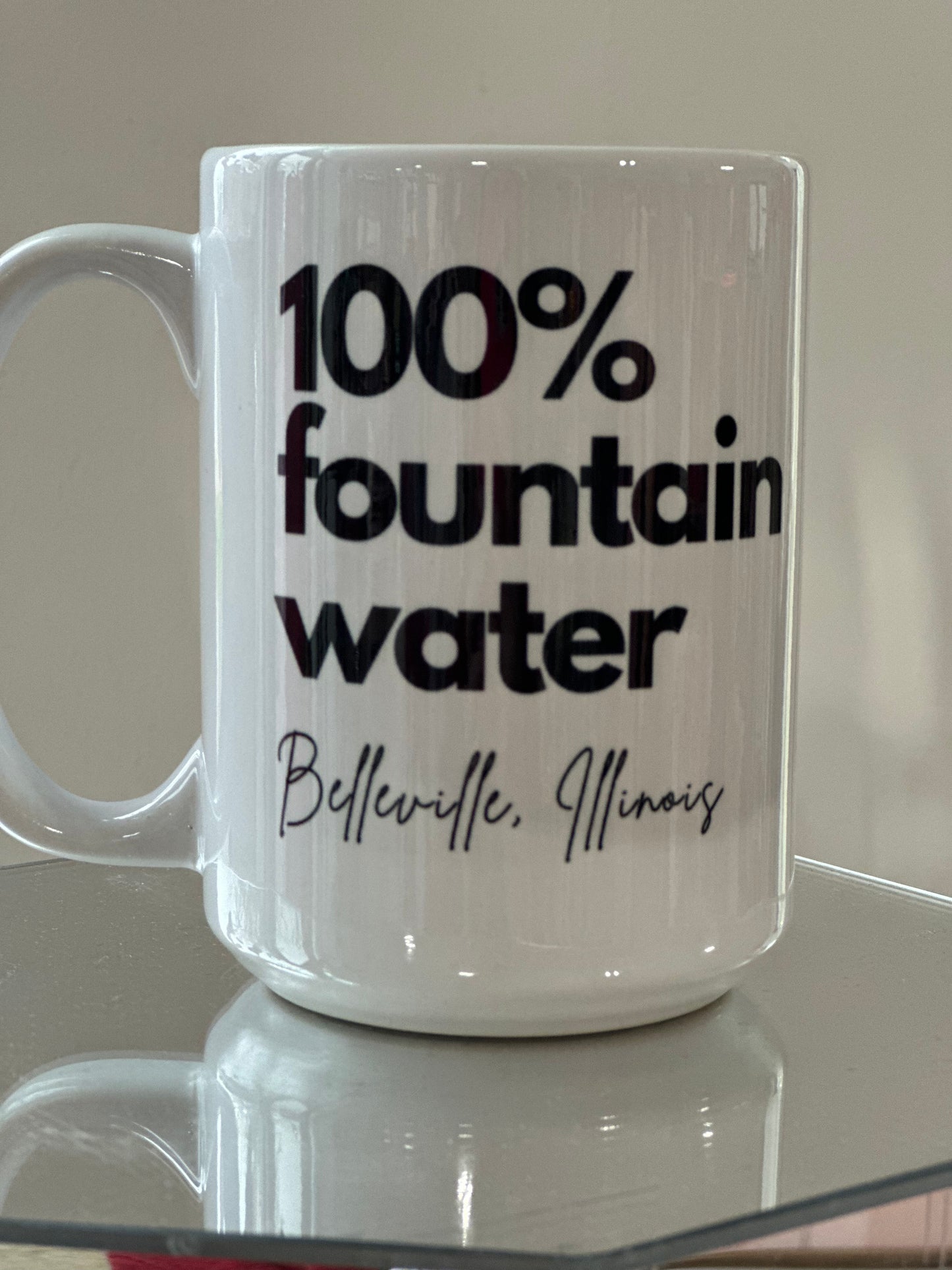 100% fountain water